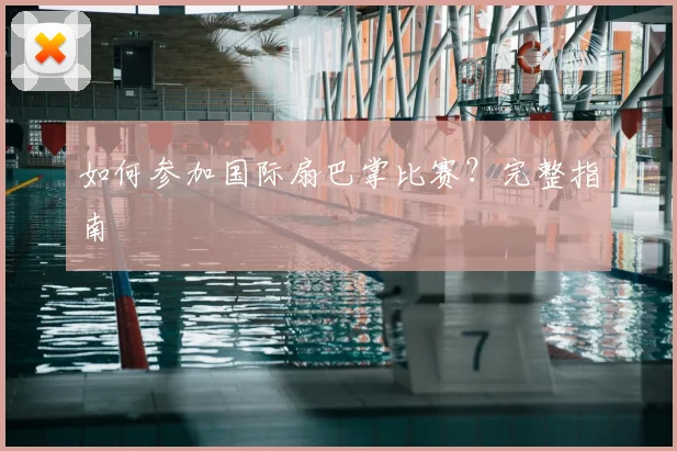 如何参加国际扇巴掌比赛？完整指南