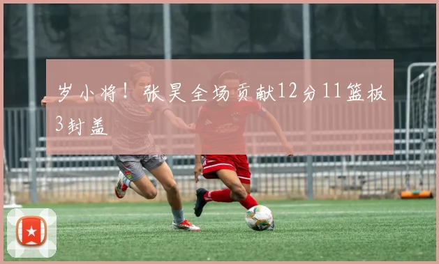 岁小将！张昊全场贡献12分11篮板3封盖